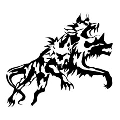 Monster Mythical Legendary Creature Cerberus Three Headed Dog 