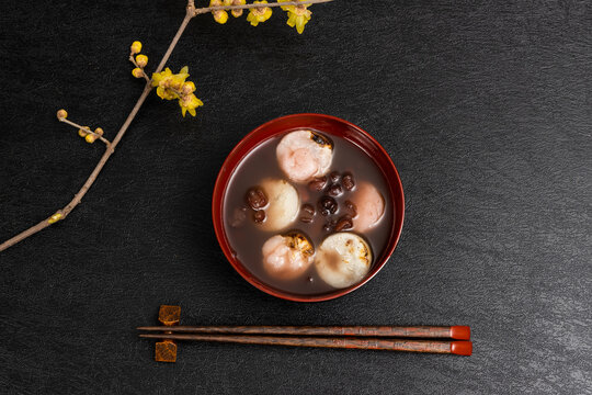 おしるこ　sweet red bean(adzuki) soup 