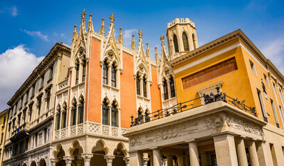 Fototapeta na wymiar Palazzo Ezzelino in Padua, Italy