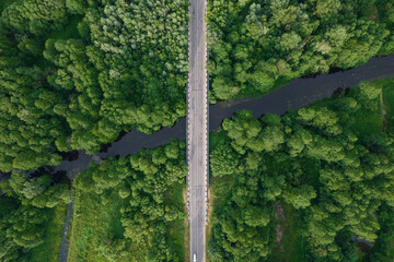 Bridge over the Lesnaya river near Brest