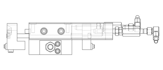 Abstract industry object concept. Vector