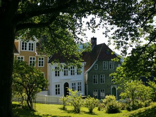 Historical Old City of Bergen Norway