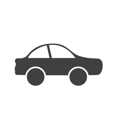 Vector illustration of a car symbol.