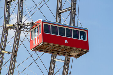 Austria, Vienna, The Prater, The Vienna Ferris Wheel