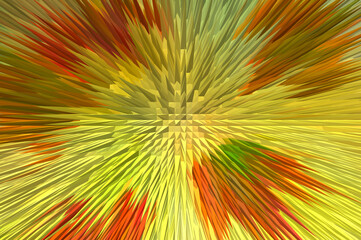Obraz premium Bright colorful abstract background in yellow, red, green, gray, brown tones