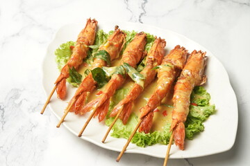 skewer Prawn