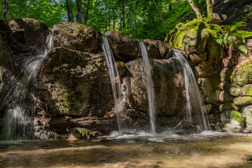 Wasserfall Bad Kohlgrub Germany Bayern