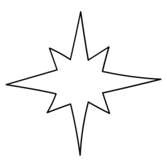 mystic_star line icon