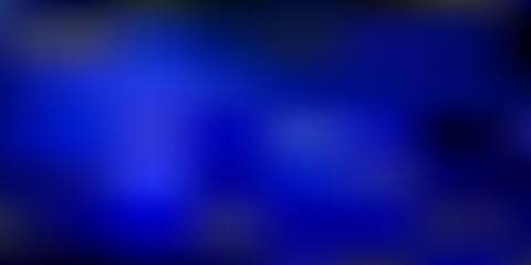 Dark blue, green vector blurred layout.