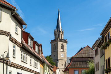 Fototapeta na wymiar Bergkirche St. Stephan in Bad Langensalza