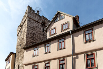Fototapeta na wymiar In der Altstadt von Bad Langensalza