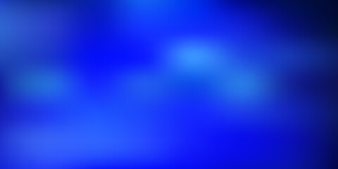 Dark blue vector gradient blur template.