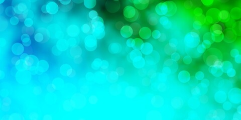 Light BLUE vector background with spots.