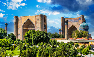 Bibi-Khanym Mosque in Samarkand, Uzbekistan