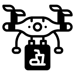 drone glyph icon