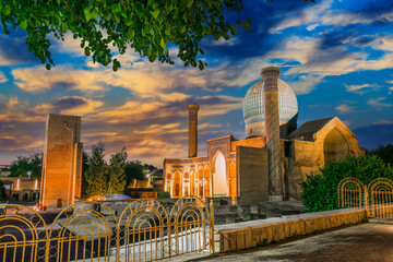 Guri Amir, a mausoleum of the Asian conqueror Timur in Samarkand