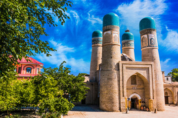 Chor Minor in Bukhara, Uzbekistan