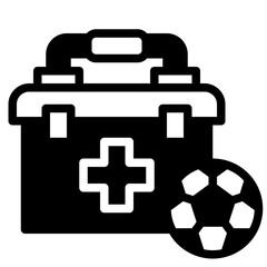 first aid kit glyph icon