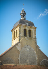 Fototapeta na wymiar bell tower of the church of vezelay