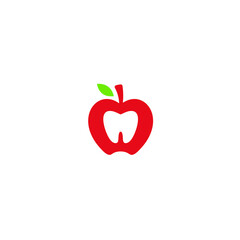 Apple Logo Design negative spaces inspiring teeth