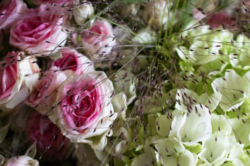 Blumenstrauß Hochzeitsstrauß mit Rosen