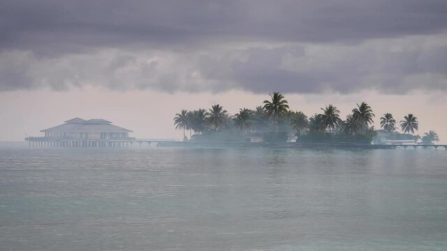 Maldives in the fog Sun Island