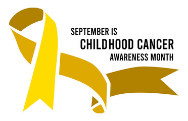 Childhood Cancer Awareness Month. Vector illustration