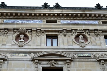 Front view of the Opera National de Paris, France
