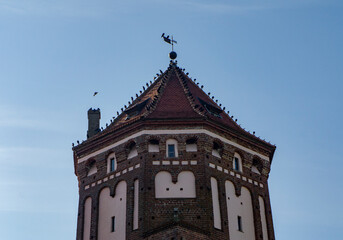 Old beautiful medieval castle tower