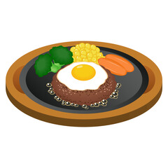 目玉焼きハンバーグ