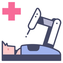 robot treatment icon