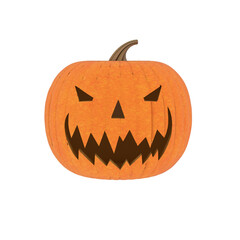 Tête de citrouille halloween