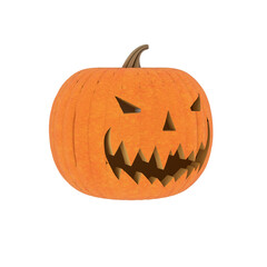 Tête de citrouille halloween