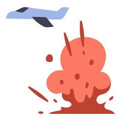 war pollution icon