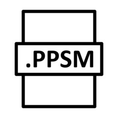 .PPSM Linear Vector Icon Design