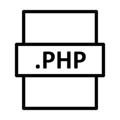 .PHP Linear Vector Icon Design