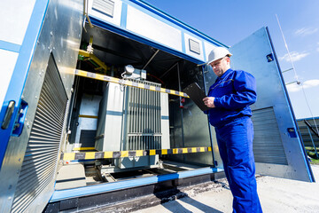 Execution of electrical measuring works on the power transformer