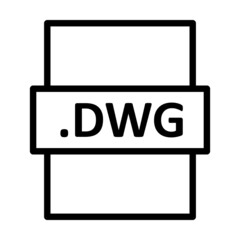 .DWG Linear Vector Icon Design