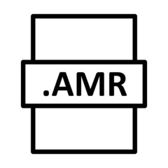 .AMR Linear Vector Icon Design