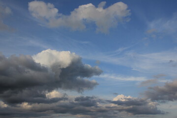 Fototapeta na wymiar Himmel und Wolken