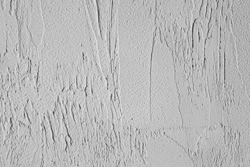 Empty gray surface. Abstract background. Wall with plaster. Back for announcement