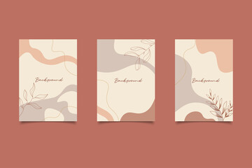 abstract minimalist hand drawn cover collection