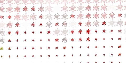 Light Purple, Pink vector texture with disease symbols.