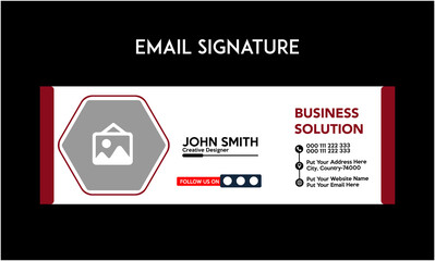 New Email Signature Design and Header Template