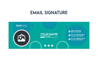 New Email Signature Design and Header Template