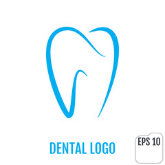 Dental logo. Dental clinic icon design. Tooth