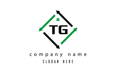 TG creative real estate letter logo