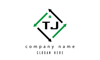 TJ creative real estate letter logo