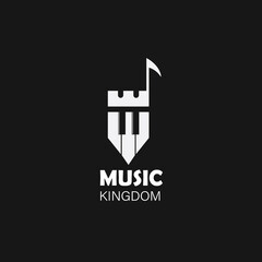 Music and kingdom logo