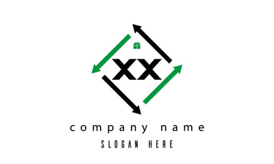 XX creative real estate letter logo